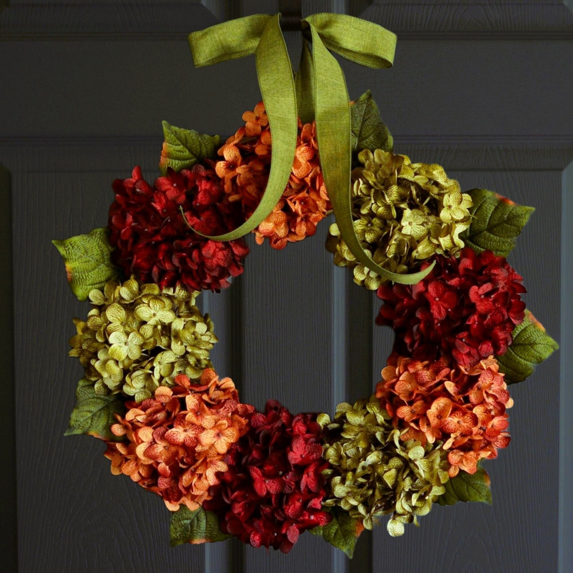 fall hydrangea wreath