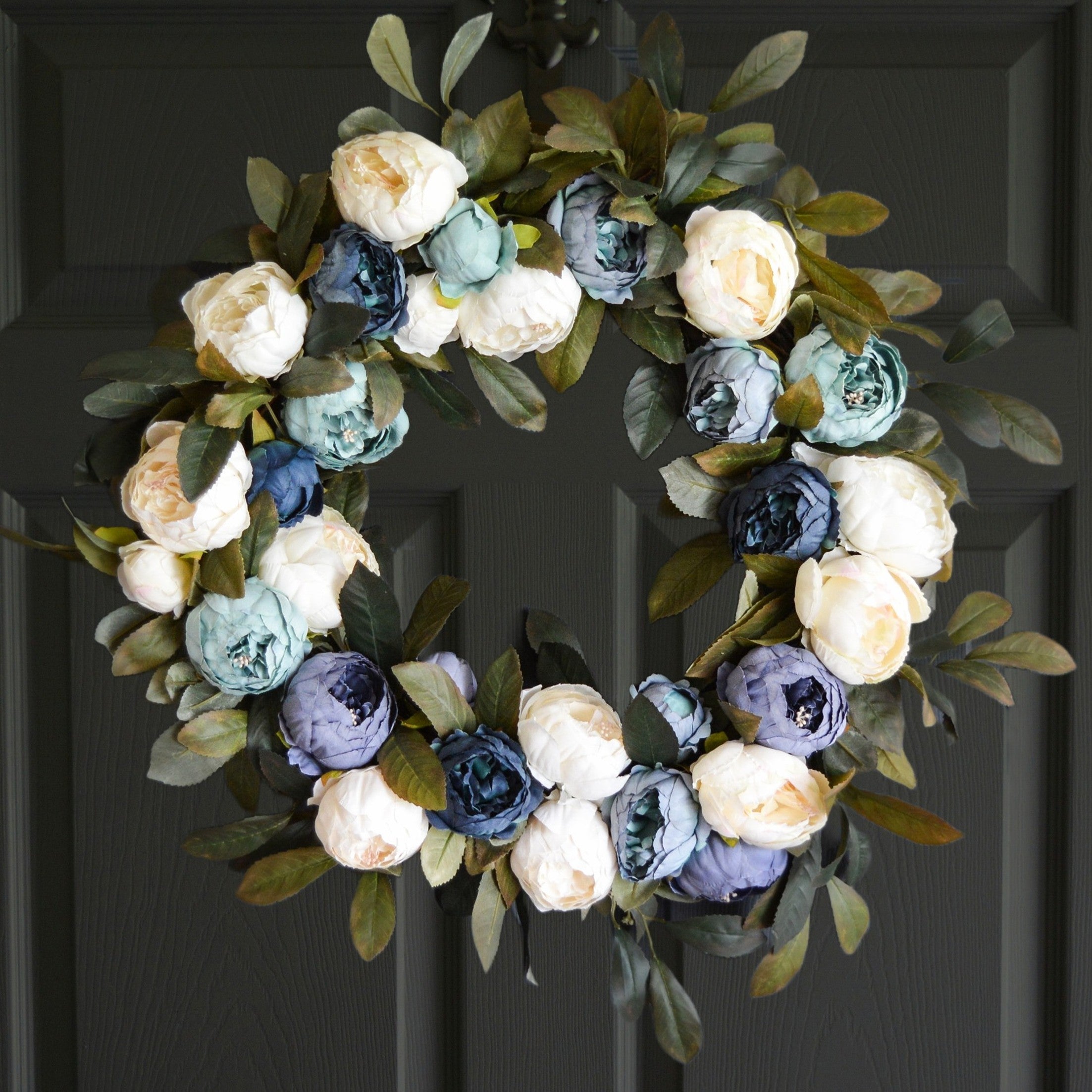 large outdoor wreath