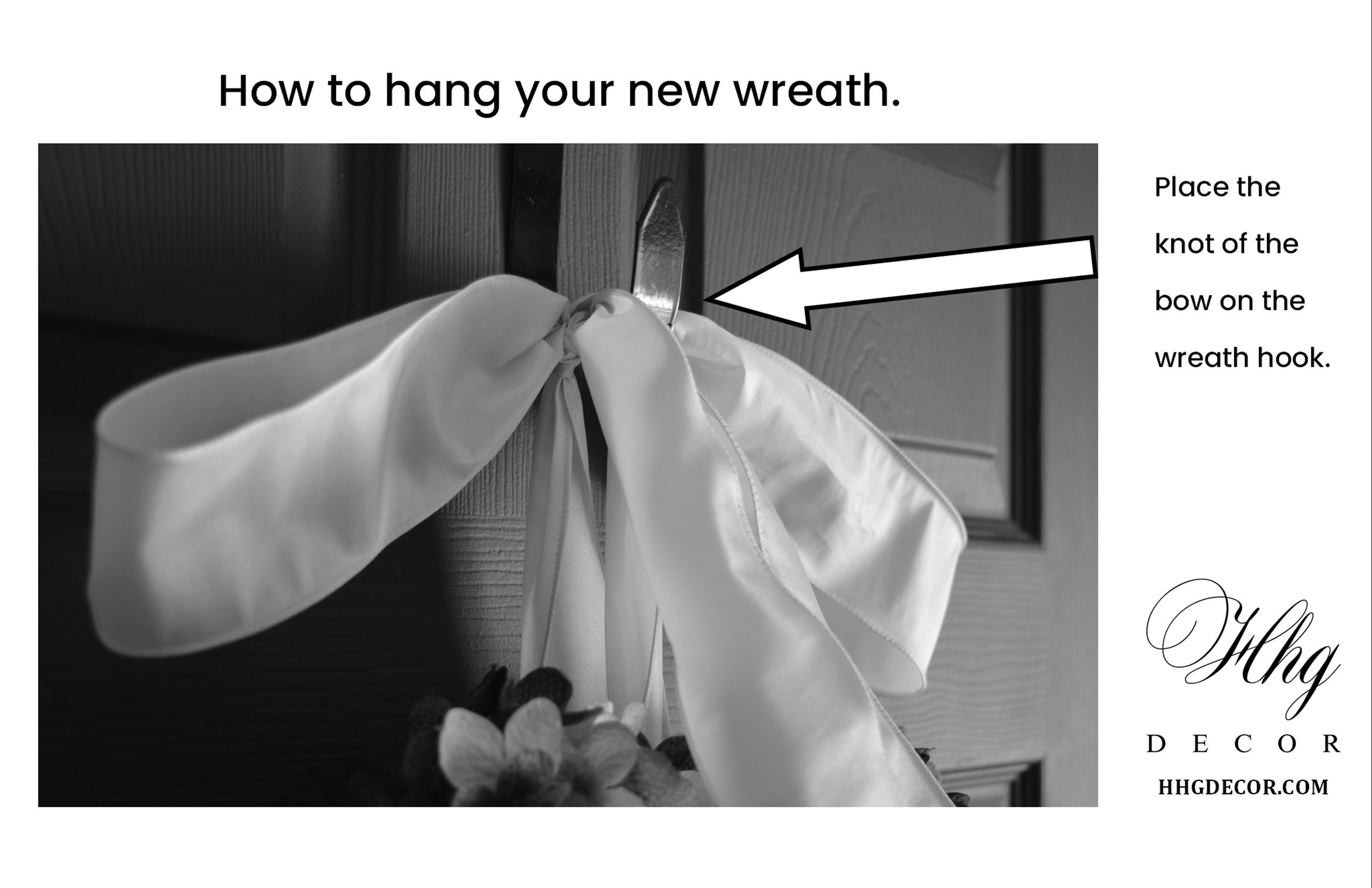 how to hang your new wreath