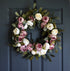 peony wreath for front door