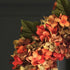 fall hydrangea wreath closeup