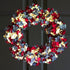 Burgundy Red Hydrangea Front Door Wreath