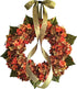 fall-wreath-on-white-background