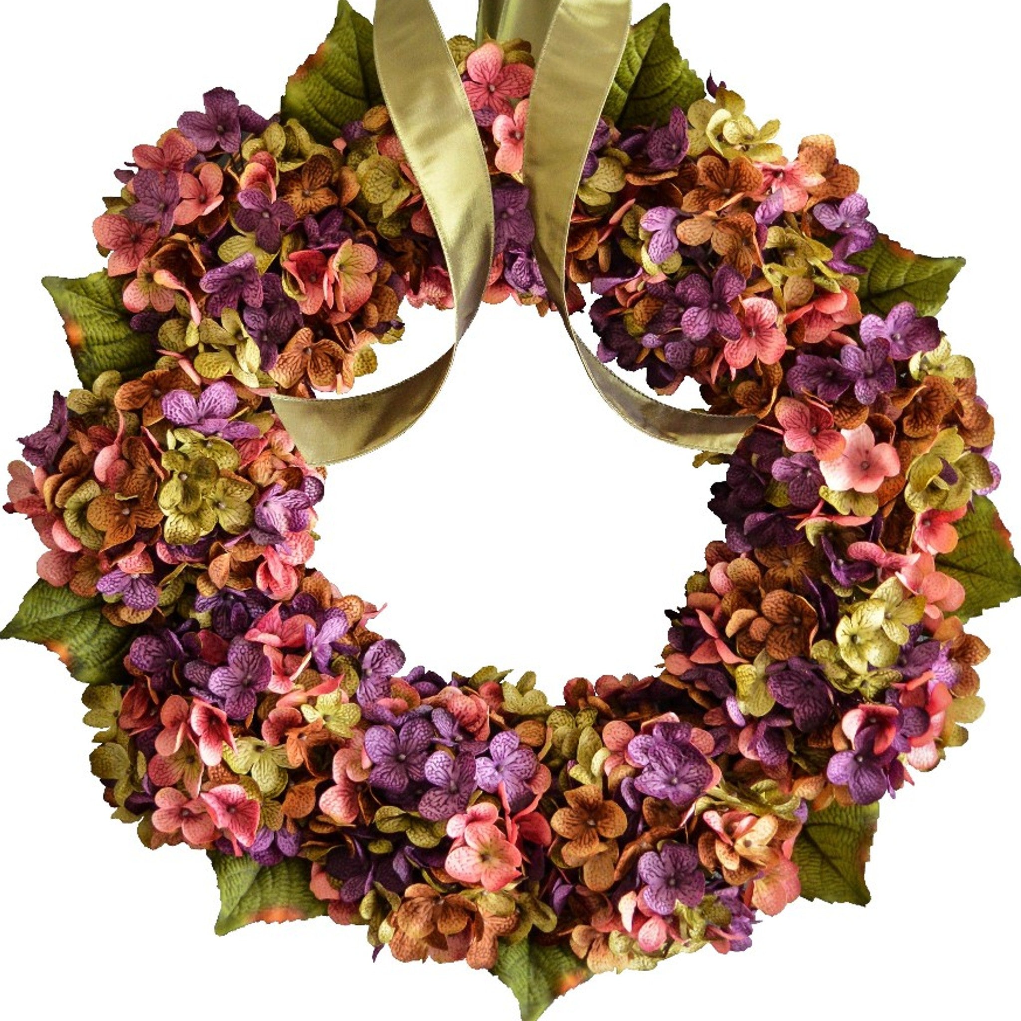 spring hydrangea wreath elegant farmhouse entryway decor