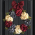 Patriotic Wreath on Black Door